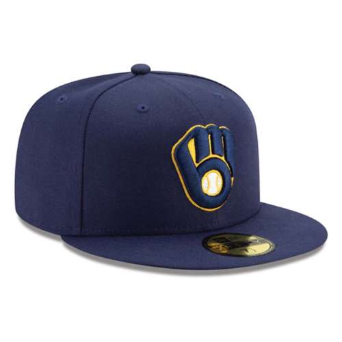 New Era Navy Memphis Redbirds Authentic Collection Road 59FIFTY Fitted Hat