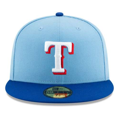 Men's New Era Scarlet Texas Rangers Color Pack 59FIFTY Fitted Hat