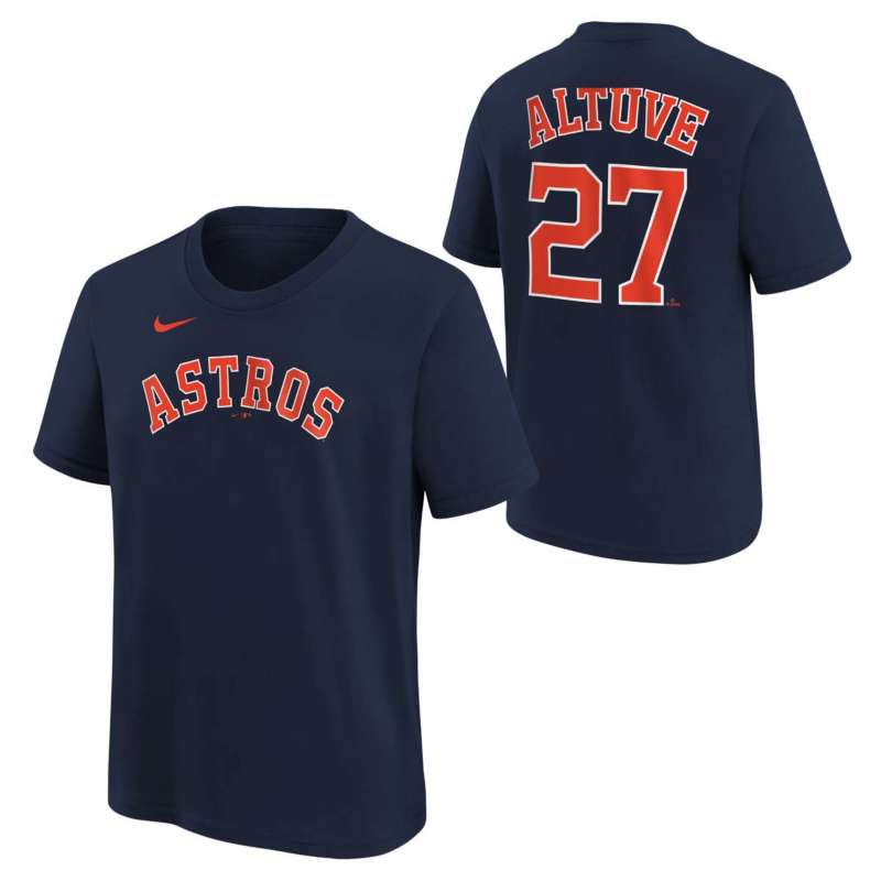 Jose Altuve Houston Astros #27 Nike T-shirt Youth Size XL