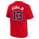 Nike Kids' Atlanta Braves Ronald Acuna Jr #13 Name & Number T-Shirt