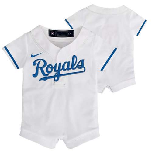 Newborn & Infant Atlanta Braves Nike White Official Jersey Romper