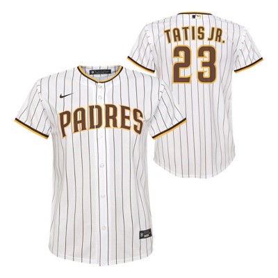 Nike Men's Replica San Diego Padres Fernando Tatis Jr. #23 Cool Base Brown  Jersey