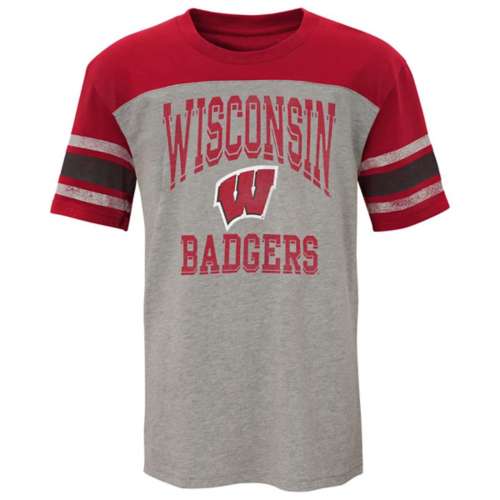 Genuine Stuff/Outerstuff Kids' Wisconsin Badgers Penant T-Shirt