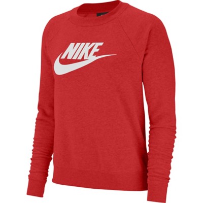 red nike sweatshirt womens