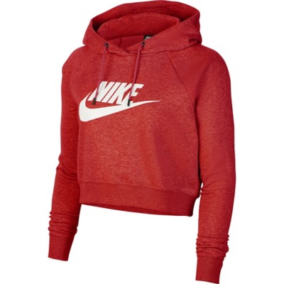 nike women's cropped hoodie