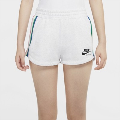 women's nike heritage fleece shorts