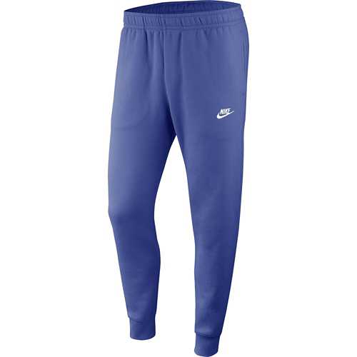 nike club fleece joggers blue