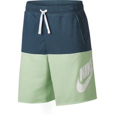 color block nike shorts