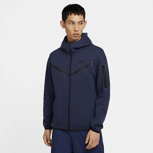 Men's Nike Sportswear Tech Fleece Colorblock Hoodie Full Zip Hoodie