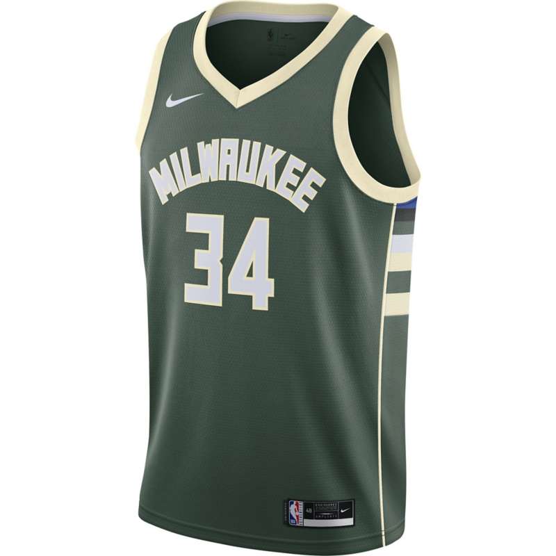 2017-23 Milwaukee Bucks Antetokounmpo #34 Nike Swingman Away Jersey  (XL.Kids)