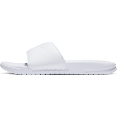 nike benassi just do it slides white