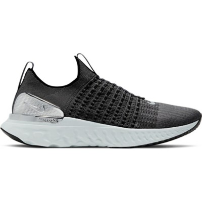 nike react phantom run flyknit 2 white black