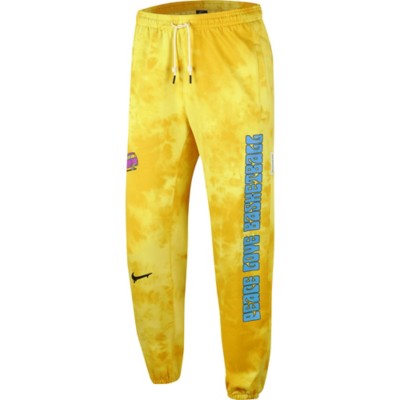 yellow nike joggers