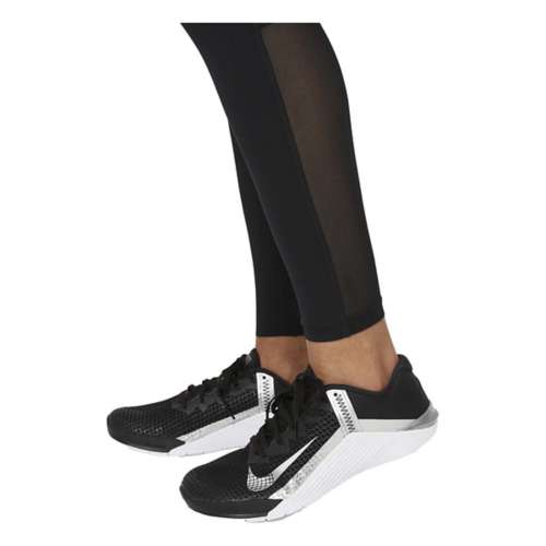 Nike, Pants & Jumpsuits, Nike Training Drifit Mesh Panel Athletic Capri  Leggings Size Xl