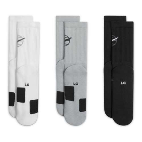 Adult Nike Everyday Crew 3 Pack Ankle Basketball Socks