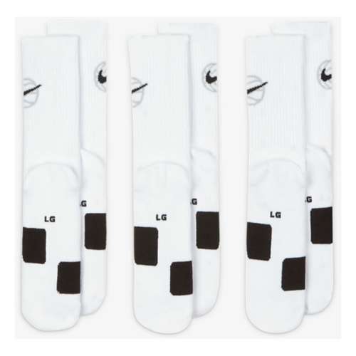 Adult Eron Nike Everyday Crew 3 Pack Ankle Basketball Socks