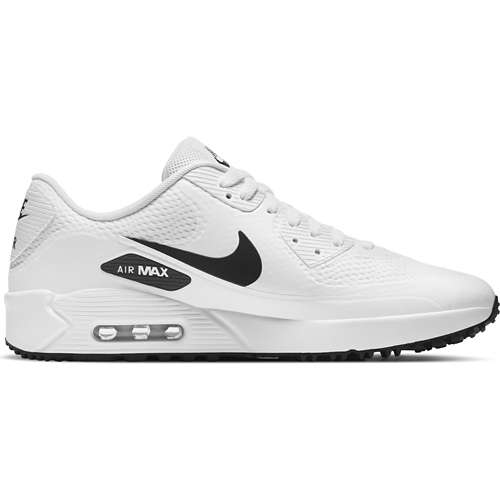 Nike Men's Air Max 1 G Spikeless Golf Shoes Size 9.5, White/Black