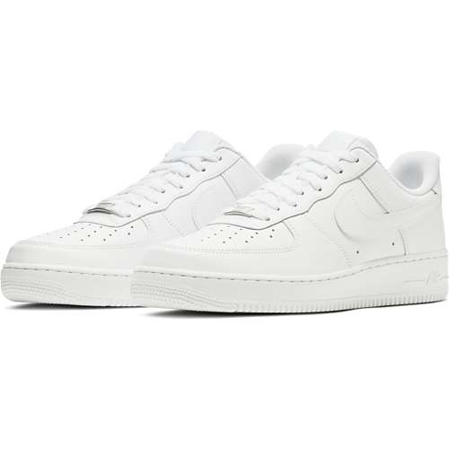 Nike Air Force 1 07 LV Swoosh White-Red 9.5 Mens 11 Womens Nice! Rare!  CW2288