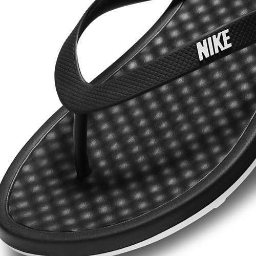 Nike Women On-Deck Flip-Flops Slipper Black Pink Shoes Beach Sandals CU3959-005