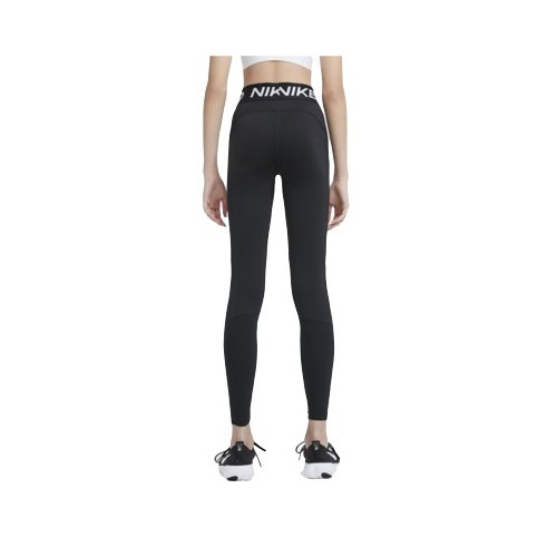 Nike Girls Pro Leggings Black White