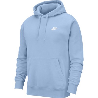 nike fleece hoodie blue