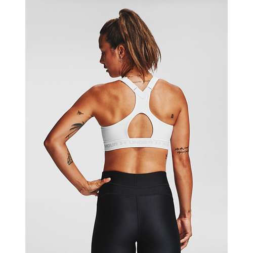 Under Armour Running mid support crossback bra in multi print