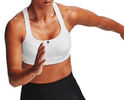 Women's Under Armour Zip-Front Crossback Sports Bra