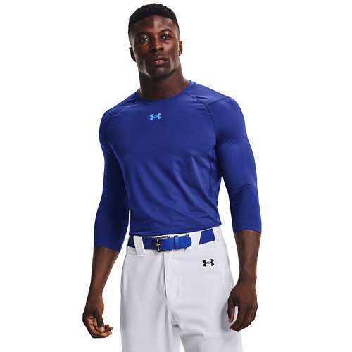 Under Armour Iso-Chill 3/4 Sleeve Shirt, Men's, XXL, Royal