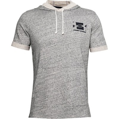 mens under armour short sleeve hoodie