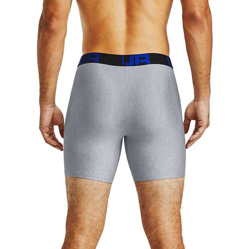 Under Armour 1363619 Men's Boxer Brief UA Tech 6 Boxerjock Underwear - 2  Pack