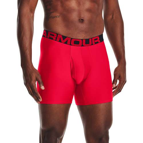 Men's Under Armour Tech 6" 2 Pack Boxer Briefs