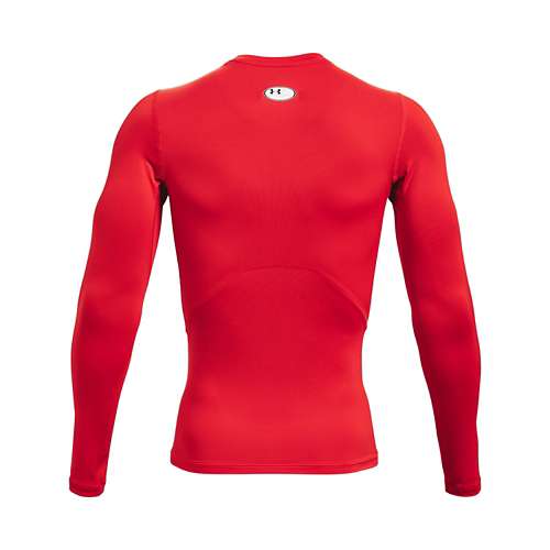 Red under armour store long sleeve shirt