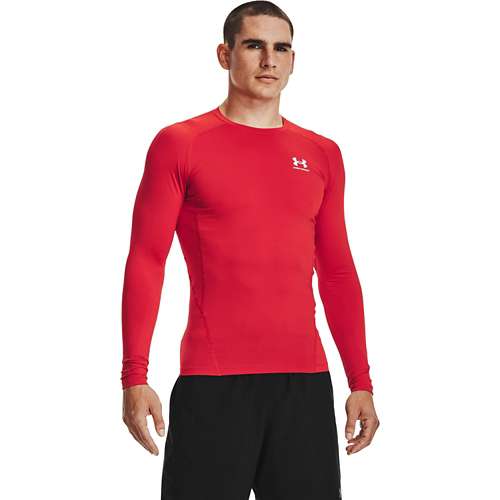 Under Armour Men's UA HeatGear Armour Long Sleeve Compression Shirt XL  White : Clothing, Shoes & Jewelry 