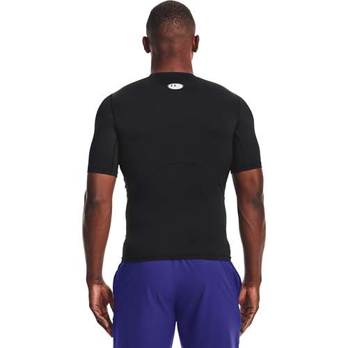 Under Armour Men's Heatgear Armour Short Sleeve Shirt - Black, XL