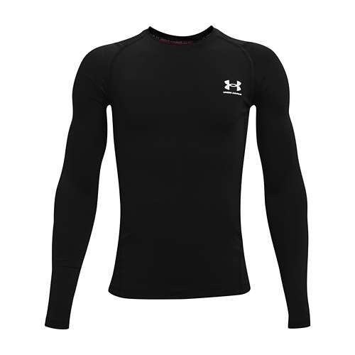 Boys' Under low armour HeatGear low armour Long Sleeve Compression Shirt