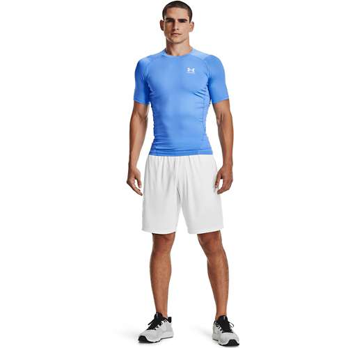 Under Armour Men's Heatgear Armour Short Sleeve Shirt, Carolina Blue, Size: Medium