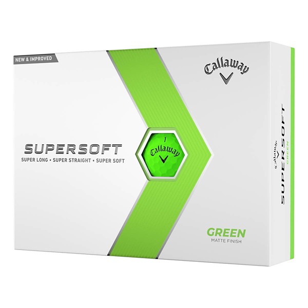 Photos - Golf Callaway  Supersoft Matte  Balls Matte Green 19451885183  2023