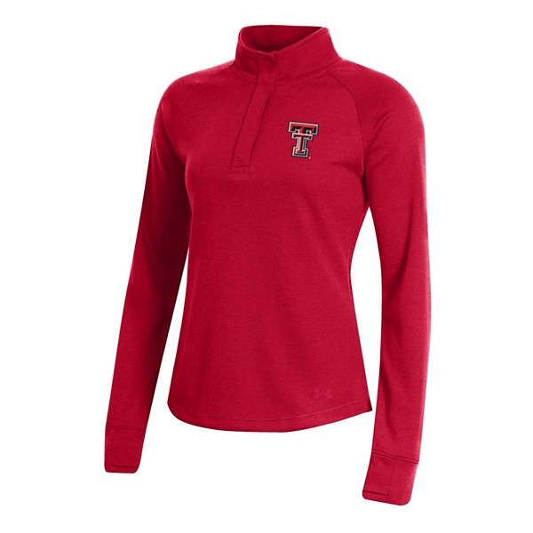 Under Armour Women's Texas Tech Red Raiders Turtle Snap 1/4 Zip Top product image