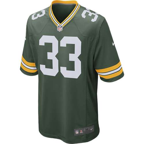 Nike Green Bay Packers Aaron Jones #33 Game Jersey