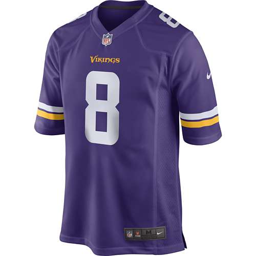 Minnesota Vikings #8 Kirk Cousins Custom Stitched Jersey - AME Sports