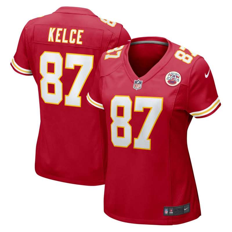 Nike Youth Kansas City Chiefs Travis Kelce #87 White Game Jersey