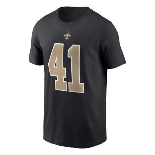 Nike New Orleans Saints Alvin Kamara #41 Name & Number T-Shirt