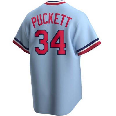 Men's Kirby Puckett Minnesota Twins Nike Blue MLB Cooperstown Throwback Jersey, XL / Light Blue