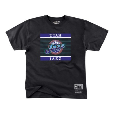 Mitchell and Ness Utah Jazz Charity Stripe T-Shirt