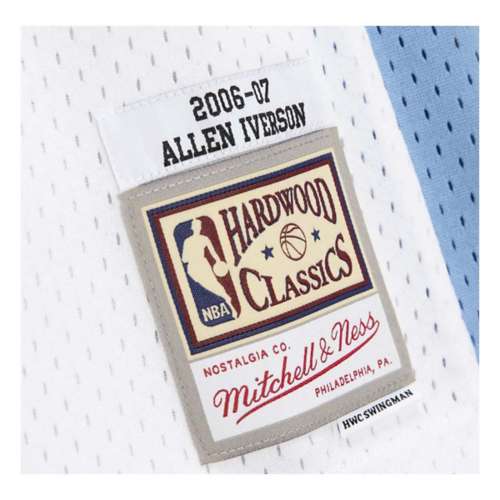 Allen Iverson Wears Number 6 Mitchell & Ness Nostalgia Co.