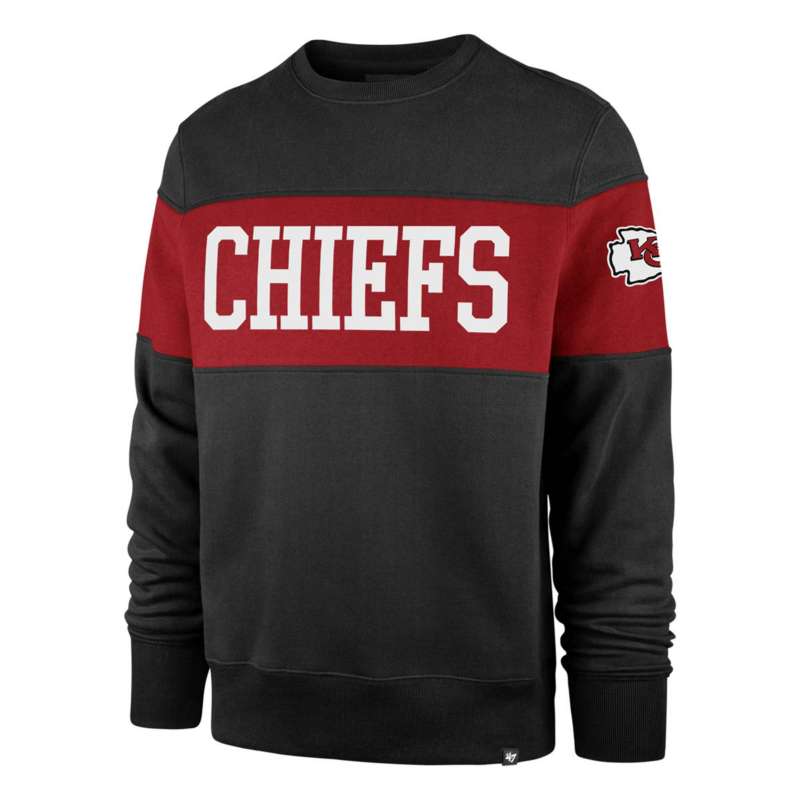 47 Brand Kansas City Chiefs Interstate Crewneck Sweatshirt | SCHEELS.com