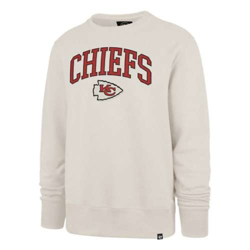 KANSAS CITY CHIEFS WHITE CREWNECK SWEATSHIRT