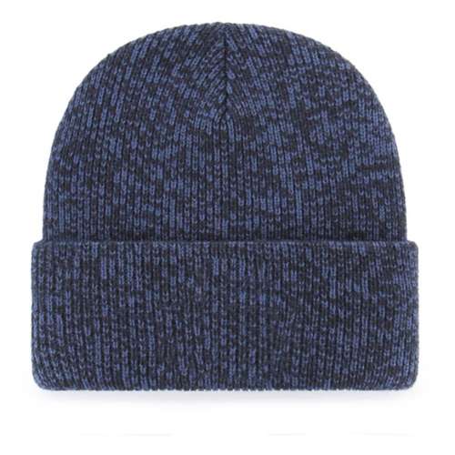 Dallas Cowboys 47 Brand Home Patch Knit Pom Beanie Navy Blue White