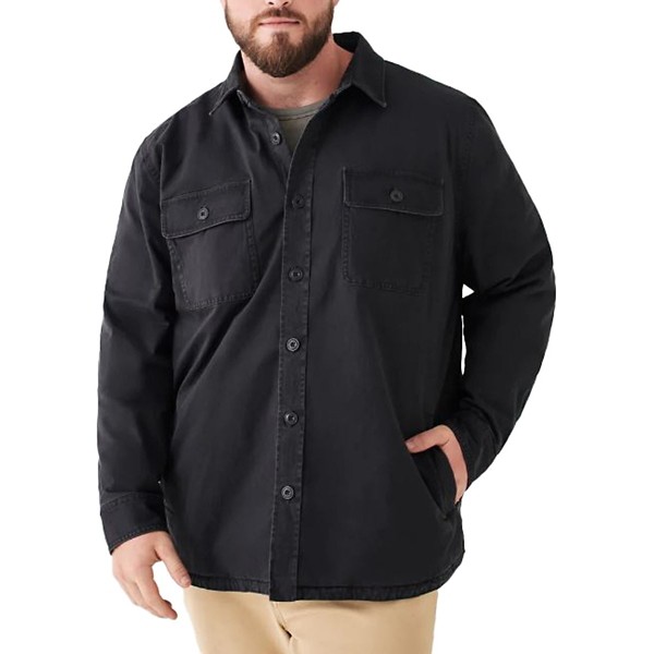 Men's Faherty Stretch Blanket Lined CPO Shirt Jacket product image