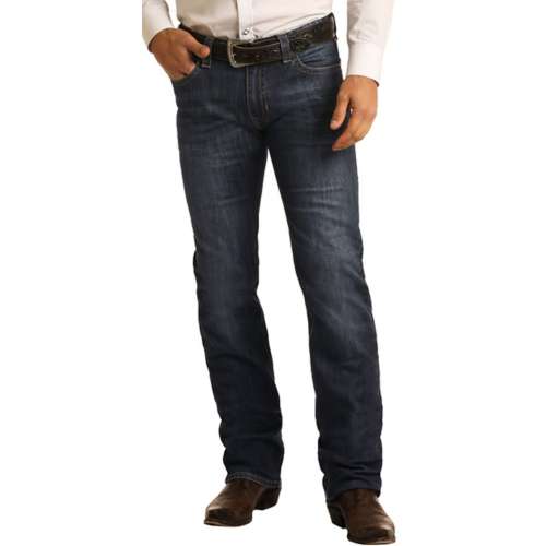 Men's Rock & Roll Denim Bootcut Slim Fit Straight W2GK62 jeans